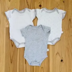 PUPPAPUPO 半袖ボディスーツ 3点セット サイズ80