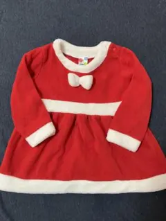 90センチ　クリスマスサンタコスチュームワンピース