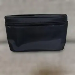 無印良品 再生ナイロン手付ポーチ 薄型 黒のサムネイル
