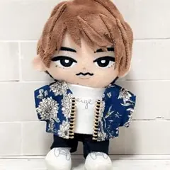 チルぬい　服　すのチル　ぬい服　アウター　ジャケット　花柄　ブルー