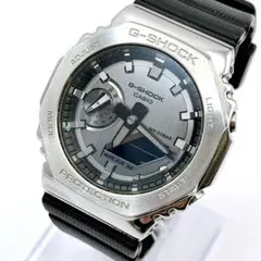 動作良好 カシオ G-SHOCK GM-2100 シルバー 銀 【0448】 - メルカリ