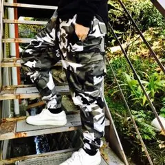 カモフラージュ 迷彩 ミリタリー ジョガーパンツ ROTHCO好きに☆春夏◎