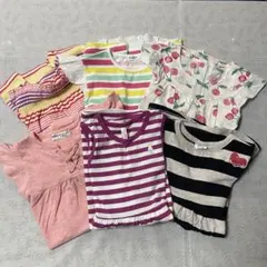 ♦︎子供 女の子 ノースリーブ ワンピース　110〜130cm おまとめ6点