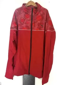 ≪Lサイズ≫プーマ　レッド　長袖　ジャージ