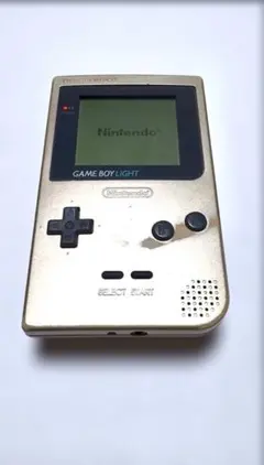 り*む様 Nintendo ゲームボーイ ライト ゴールド 本体 通電確認済