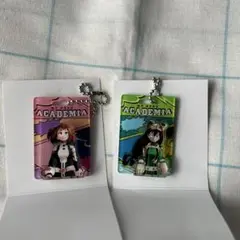 ヒロアカ パッケージ風キーチェーンコレクション 麗日お茶子 蛙吹梅雨