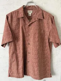 L.L.Bean 半袖 総柄 オープンカラーシャツ Mのサムネイル