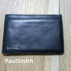 Paul Smith　ポールスミス　パスケース マルチストライプ×ブラック　定期