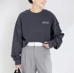 裏使いスウェットショートプルオーバー