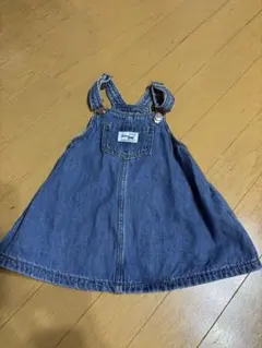 H&M デニムサロペットワンピース 6-9M