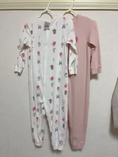 H&M 動物プリントロンパース 95cm以下　パジャマ