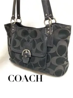 COACH コーチ 25294 ソーホー シグネチャー トートバッグ　ブラック