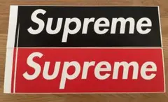 Supreme初期ステッカー2枚セット
