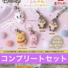 ディズニー ふわふわ めじるし アクセサリー コンプ コンプリート 가챠
