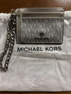 【新品】MICHAEL KORS シルバー パスケース
