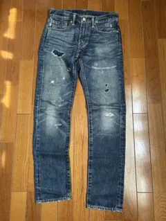 ＊最終価格＊【美品】Levi's 502 ダメージ加工 ストレートジーンズ