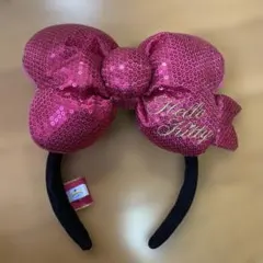 USJ ハローキティーピンクリボンカチューシャ