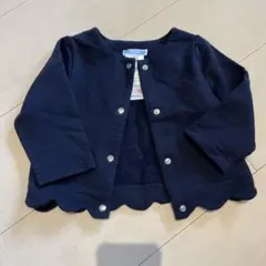 jacadi ネイビー カーディガン 12M