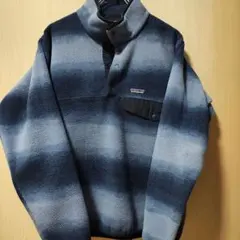 【極美品】15年Ｓ Patagonia パタゴニア スナップT ブルー ボーダー