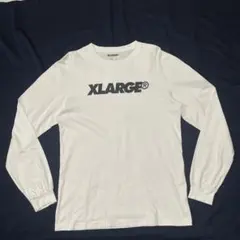 XLARGE センターロゴ ロンT ホワイト ストリート エクストララージ