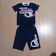 Champion Tシャツとハーフパンツセット 130cm ネイビー