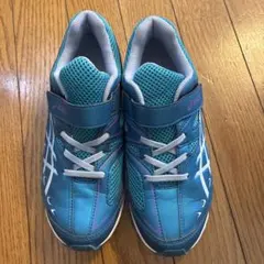 asics キッズスニーカー 23.5 cm 青