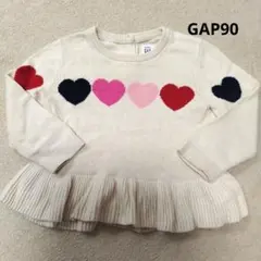 baby GAP ハート柄ニットセーター 18-24ヶ月