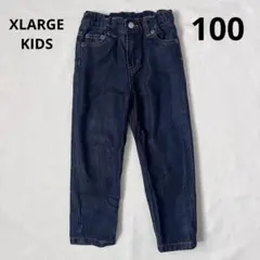美品❗️XLARGE KIDS エクストララージキッズ デニムパンツ 100