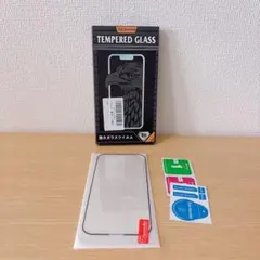 iPhone 14/13/14Pro/13Pro 6.1 ガラスフィルム 黒縁