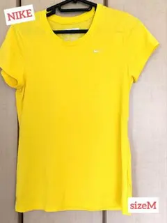 NIKE　SPORT　TEE　FIT DRY イエロー Tシャツ レディース　M
