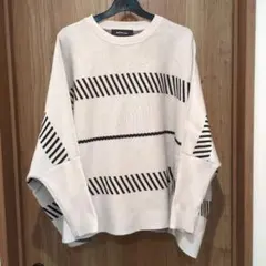 【最終価格です】MEDOC original メドック ジャガードドルマンニット