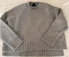 【値下げしました】ATON グレー ニットセーター サイズ02