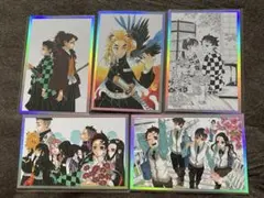 鬼滅の刃　シルバーエッジ原画カード　原画集　中国限定　ポストカード