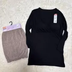 新品　マタニティカップ付きインナー マタニティインナー　腹巻き　L LL