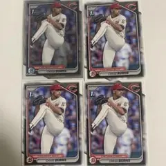 topps 1st bowman CHASE BURNS 4枚