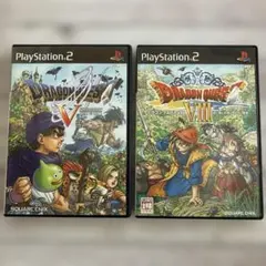 《PS2ソフト2点》 ドラゴンクエストVIII・ドラゴンクエストV プレミアム付