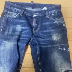 み*き様 DSQUARED2 ダメージ加工 デニム 38 イタリア製