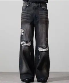CLEL ダメージデニムパンツ XSサイズ