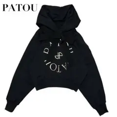 PATOU パトゥ トロンプルイユ フーディードレス XS リボン パーカー 白 