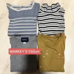 MARKEY'S 130cm 長袖キッズ Tシャツ4点セットのサムネイル