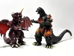 【本体のみ】ゴジラアクションフィギュア ゴジラ&デストロイア セット バンダイのサムネイル
