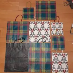ISETAN&MITSUKOSHI　ショップ袋 9枚セット