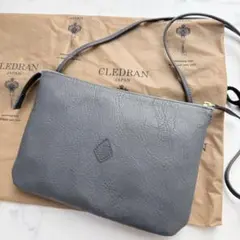 美品✨クレドラン　ショルダーバッグ　GALE SEPARATE　グレー　本革のサムネイル