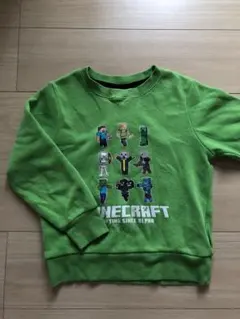 Minecraft グリーン トレーナー 120cm