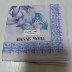 【新品】HANAE MORI ハンカチ 花柄 蝶々のサムネイル