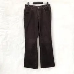 【ユニクロ】コーデュロイ　カジュアルパンツ　ブラウンM　ストレッチ　UNIQLO