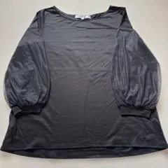 UNTITLED 黒のバルーンスリーブトップス サイズ2