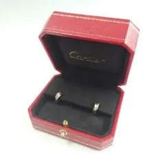 【磨き済】Cartier カルティエ トリニティ フープピアス 7742のサムネイル