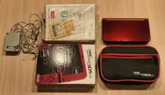 ソフト付き　New Nintendo 3DS LL 赤色 本体