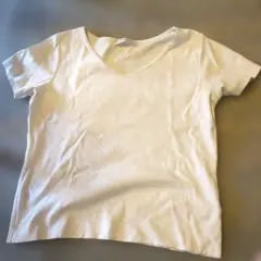 レディース Vネック 半袖Tシャツ ホワイトのサムネイル